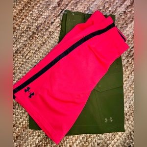 NEW Men's Shorts Bundle of 2 - Under Armor Golf & Athletic Army Green Neon Pink